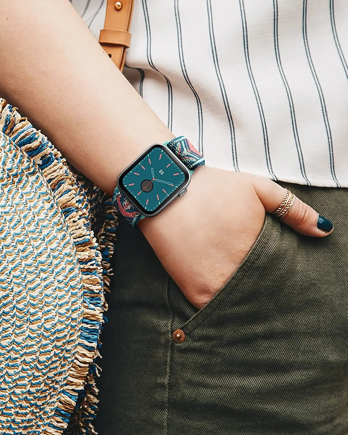 Bracelet en nylon pour Apple Watch