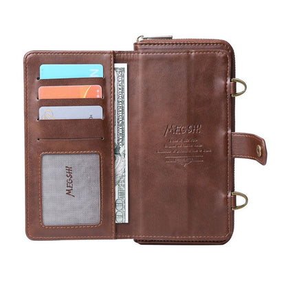 Funda de cuero con tapa para iPhone