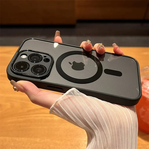 Coque pour iPhone Transparent Compatible MagSafe