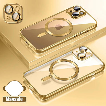 Coque en silicone ultra-mince pour iPhone Compatible MagSafe