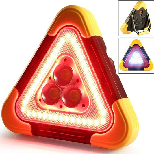 Triangle d'avertissement lumineux LED