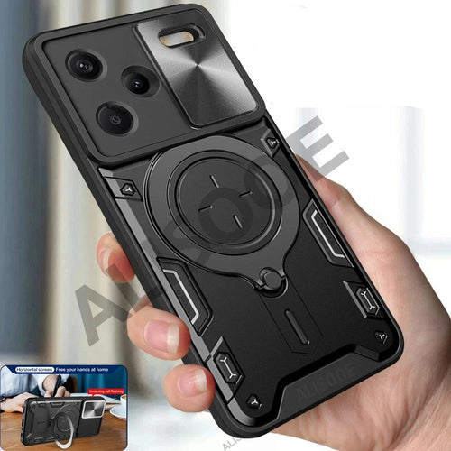 Funda protectora para Xiaomi Redmi Note con soporte para anillo