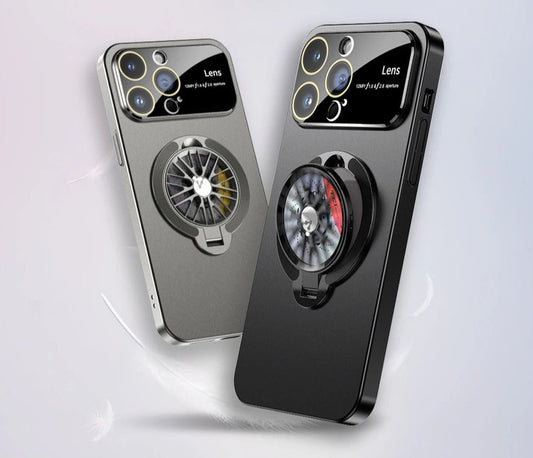 Coque Rotative Gyroscope avec Protection de Fenêtre pour iPhone