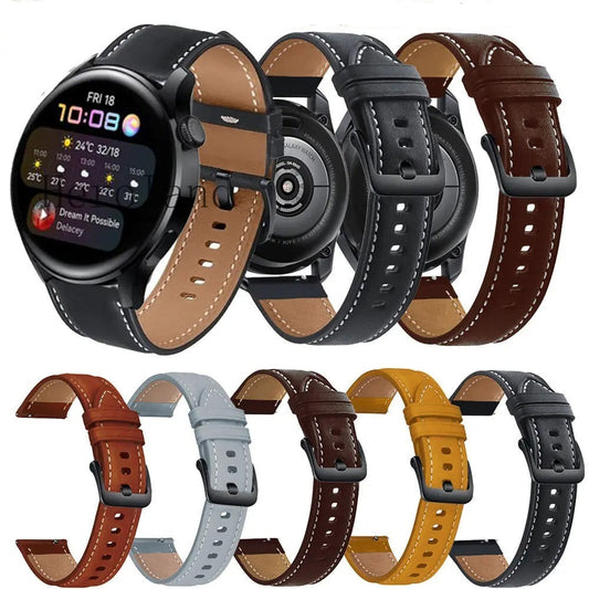 Correa de cuero para Huawei Watch 