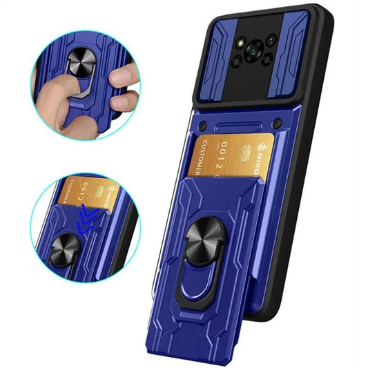 Coque de Téléphone Antichoc avec Fente pour Carte pour Xiaomi