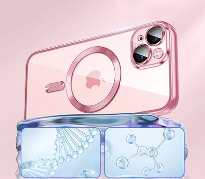Coque en silicone ultra-mince pour iPhone Compatible MagSafe