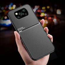 Charger l&#39;image dans la galerie, Coque de Téléphone en Cuir avec Plaque de Support Magnétique pour Voiture
