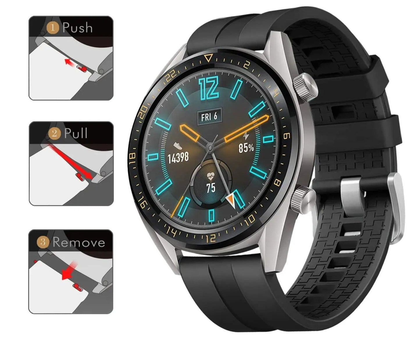Bracelet en silicone pour Samsung Galaxy Watch