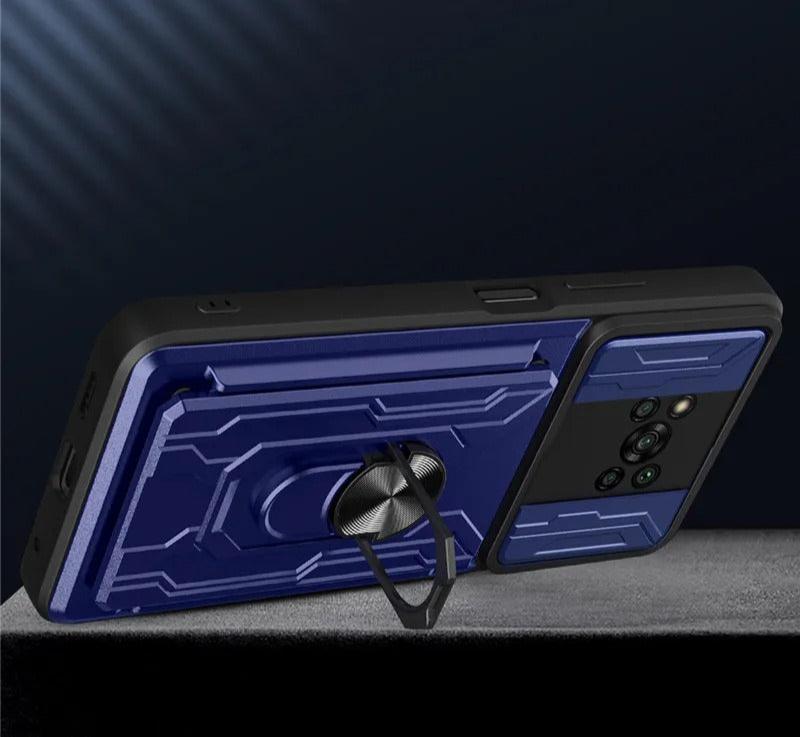 Coque de Téléphone Antichoc avec Fente pour Carte pour Xiaomi