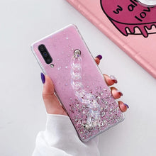 Charger l&#39;image dans la galerie, Coque de luxe avec chaîne scintillante pour Samsung
