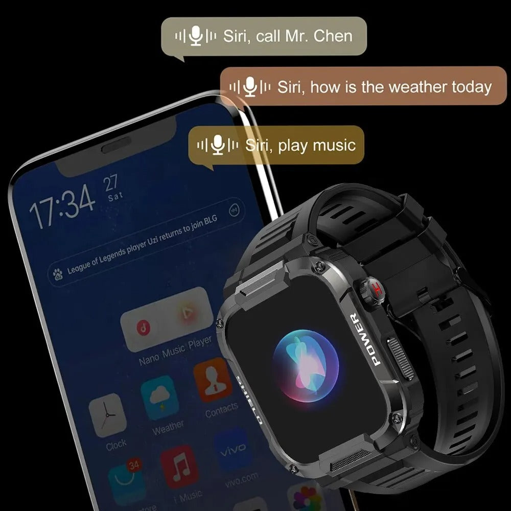 Smartwatch étanche IP68 pour homme
