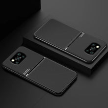Charger l&#39;image dans la galerie, Coque de Téléphone en Cuir avec Plaque de Support Magnétique pour Voiture
