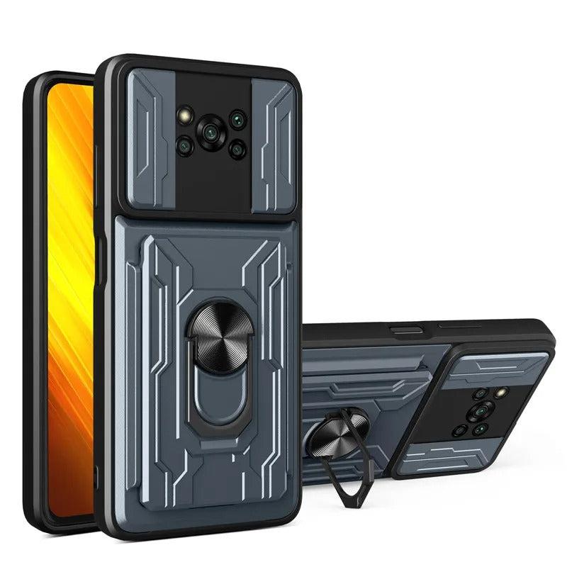 Coque de Téléphone Antichoc avec Fente pour Carte pour Xiaomi