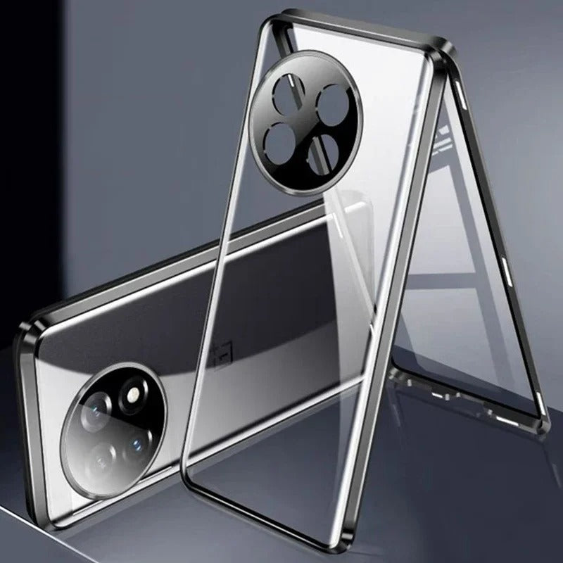 Coque Magnétique Antichoc en verre trempé 9H Pour OnePlus