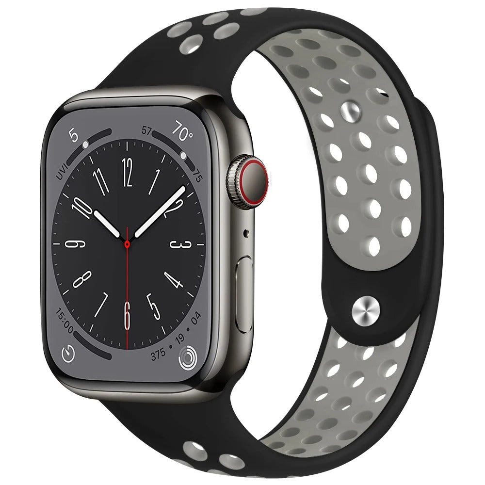 Bracelet en Silicone à deux sections pour Apple Watch