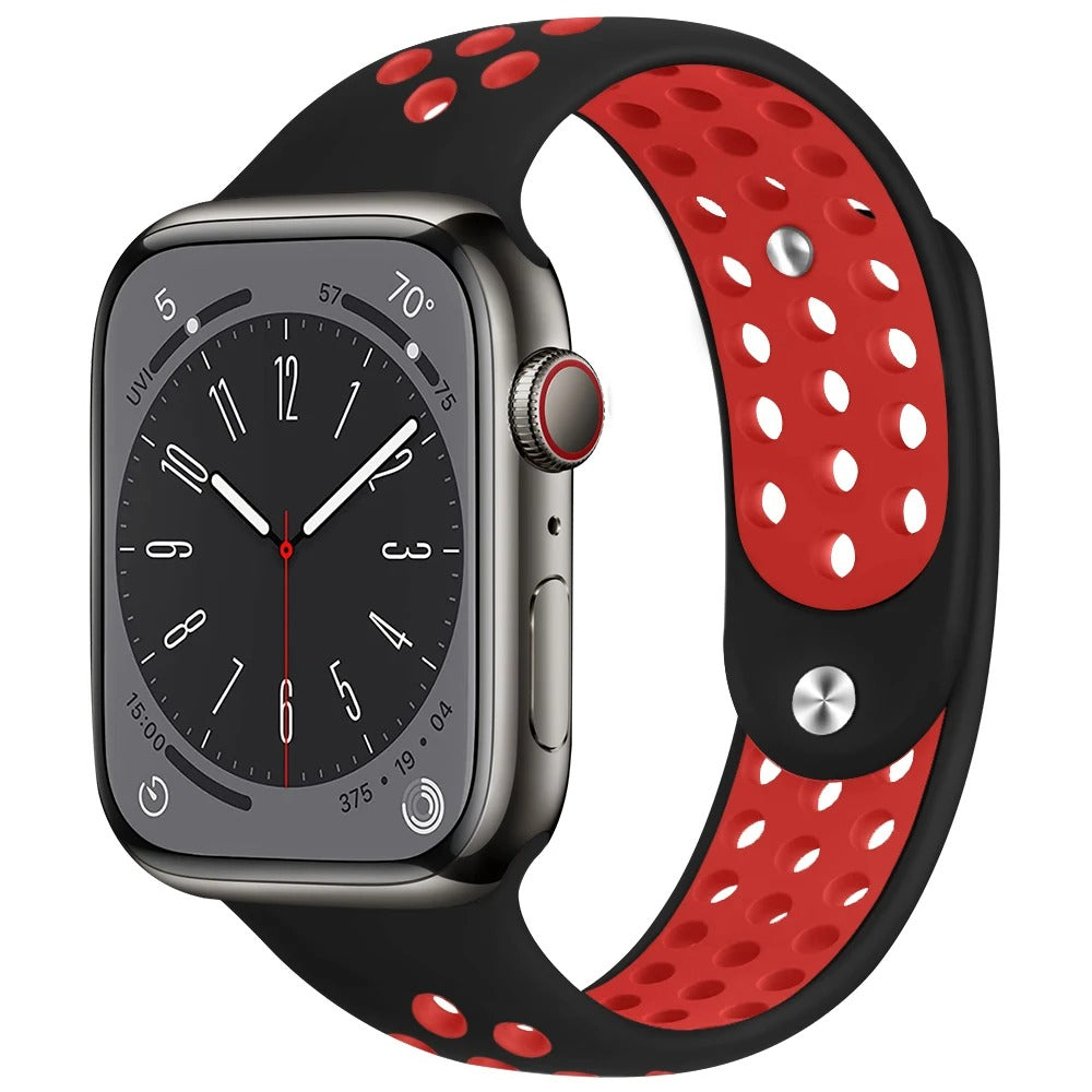 Bracelet en Silicone à deux sections pour Apple Watch