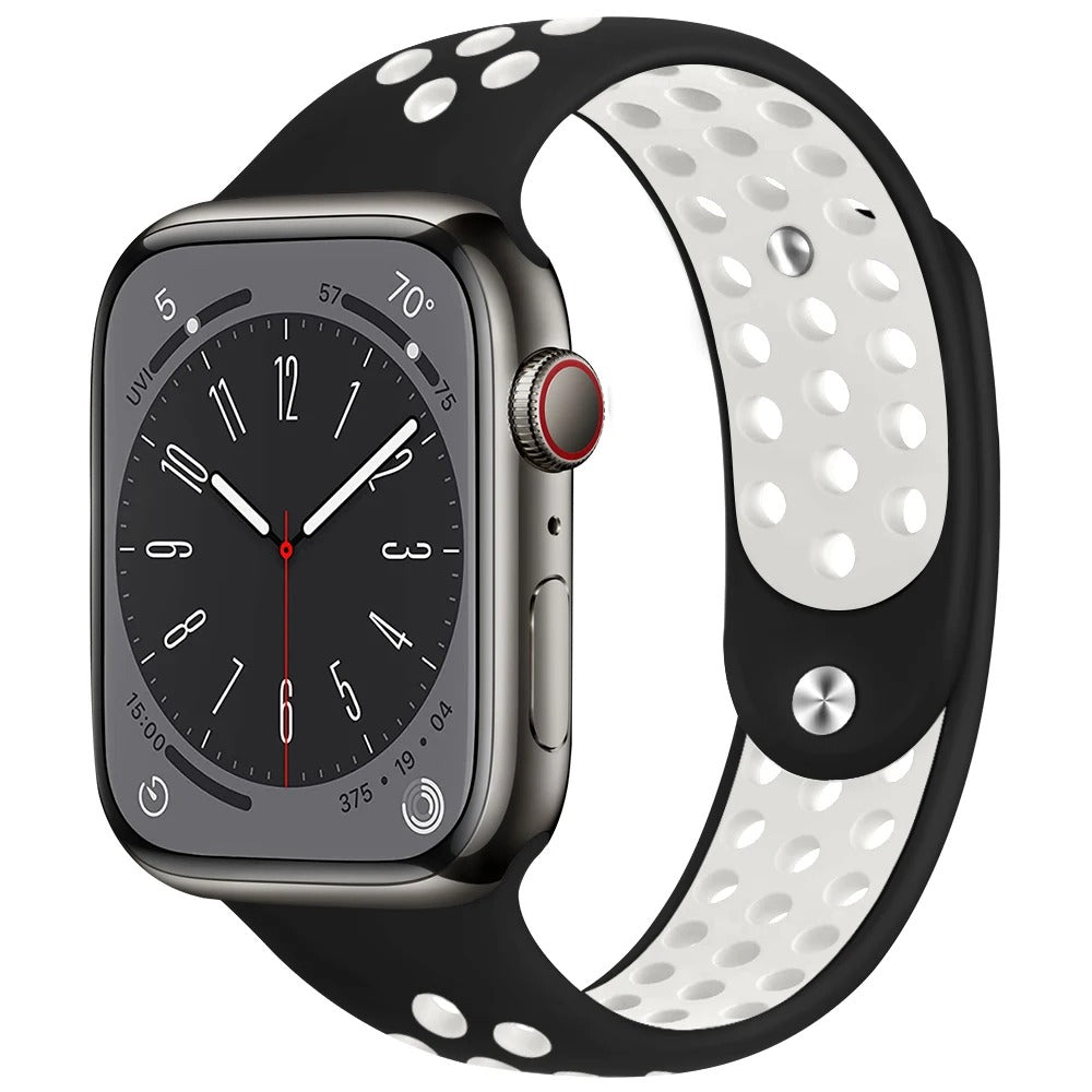 Bracelet en Silicone à deux sections pour Apple Watch