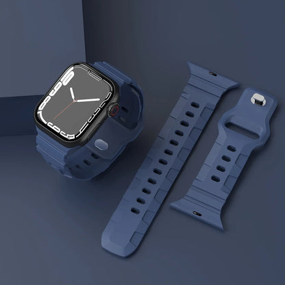 Bracelet en silicone Compatible avec Apple Watch