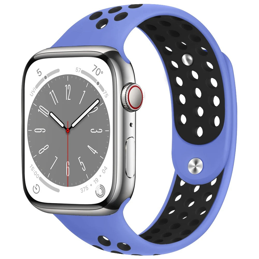 Bracelet en Silicone à deux sections pour Apple Watch