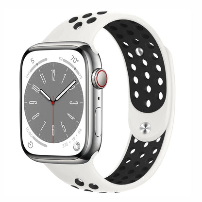 Bracelet en Silicone à deux sections pour Apple Watch