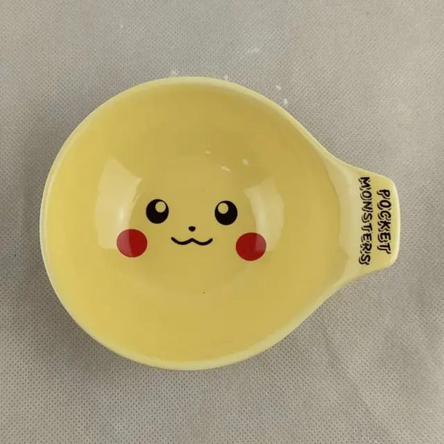 Ensemble de tasse, bol et assiette en céramique Pikachu