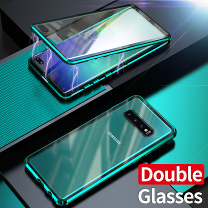 Coque Antichoc Mgnétique en verre trempé 9H très haute protection Pour Samsung