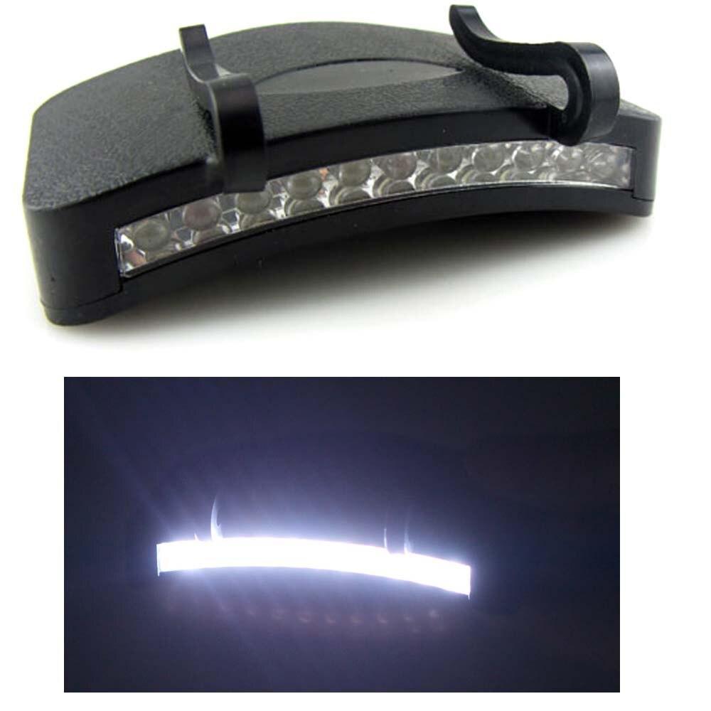 Lampe de lumière avec 11 LED ultra Violet Pour casquette De Pêche Outils 