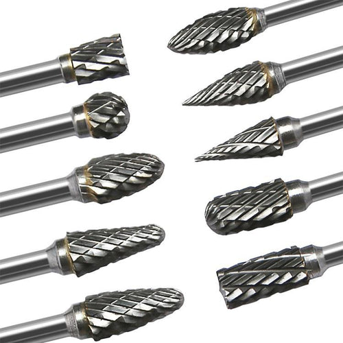 Herramientas rotativas 10 fresas de carburo de tungsteno de 3 x 6 mm