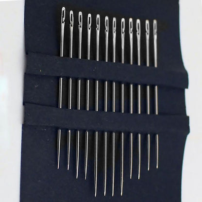 Aiguilles Magiques Enfilage Facile 12pcs Sewing Needles Argent 