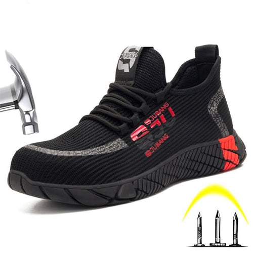 Zapato de seguridad unisex ligero e indestructible.