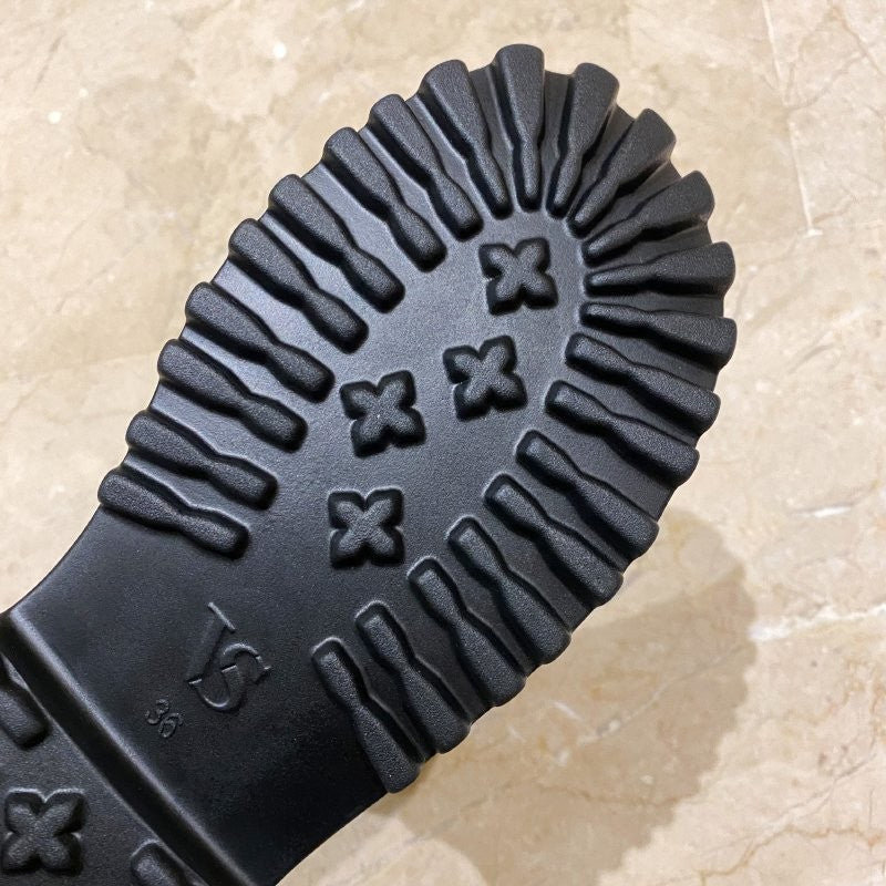 Bottes en Cuir mi-Mollet pour femmes