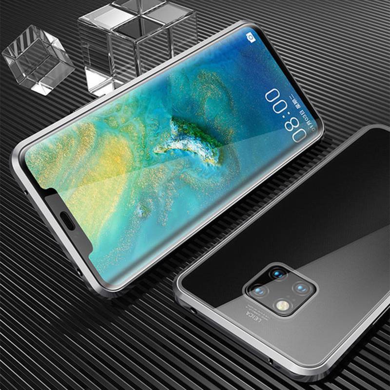 Coque Antichoc magnetique en verre trempé 9H très haute protection Pour Huawei