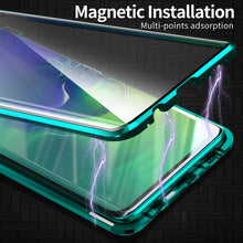 Charger l&#39;image dans la galerie, Coque Antichoc Mgnétique en verre trempé 9H très haute protection Pour Samsung

