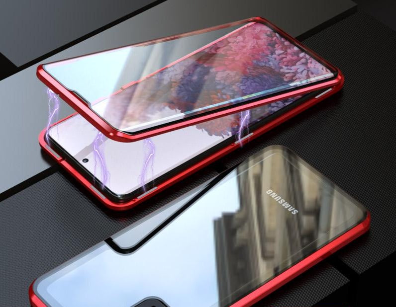 coque deux faces à adsorption magnétique Pour Samsung S20 S20+ et S20 Ultra
