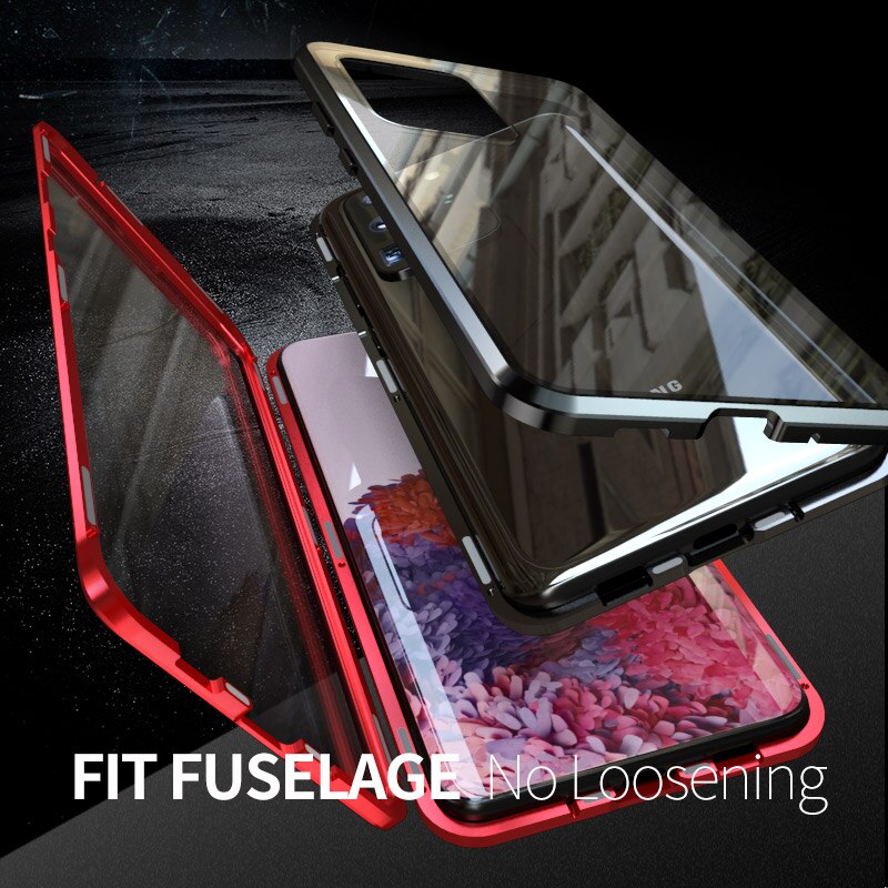 coque deux faces à adsorption magnétique Pour Samsung S20 S20+ et S20 Ultra