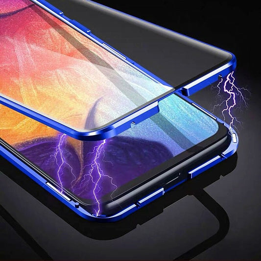 Coque deux faces à adsorption magnétique super résistante pour Samsung
