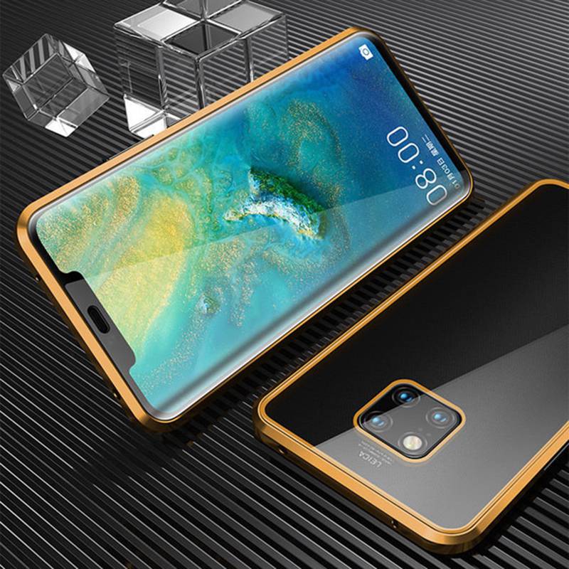 Coque Antichoc magnetique en verre trempé 9H très haute protection Pour Huawei