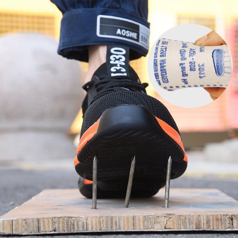 Chaussure de sécurité légère et indestructible Unisexe
