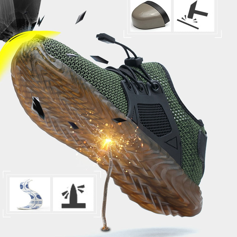 Chaussure de sécurité légère et indestructible Unisexe