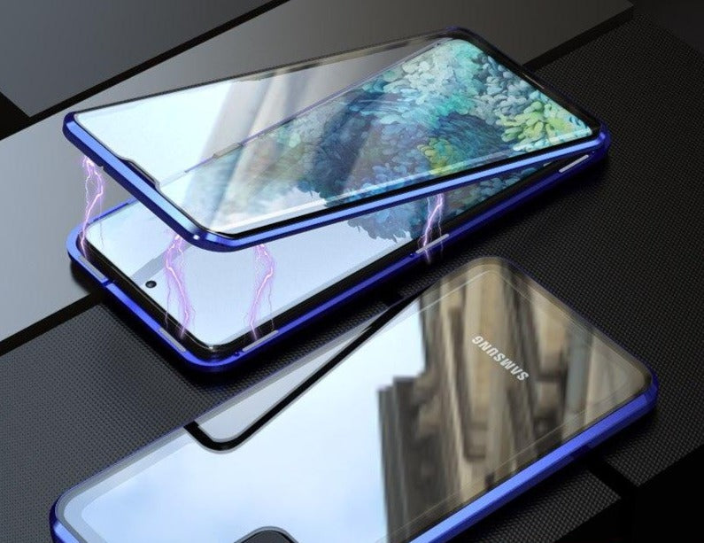 coque deux faces à adsorption magnétique Pour Samsung S20 S20+ et S20 Ultra