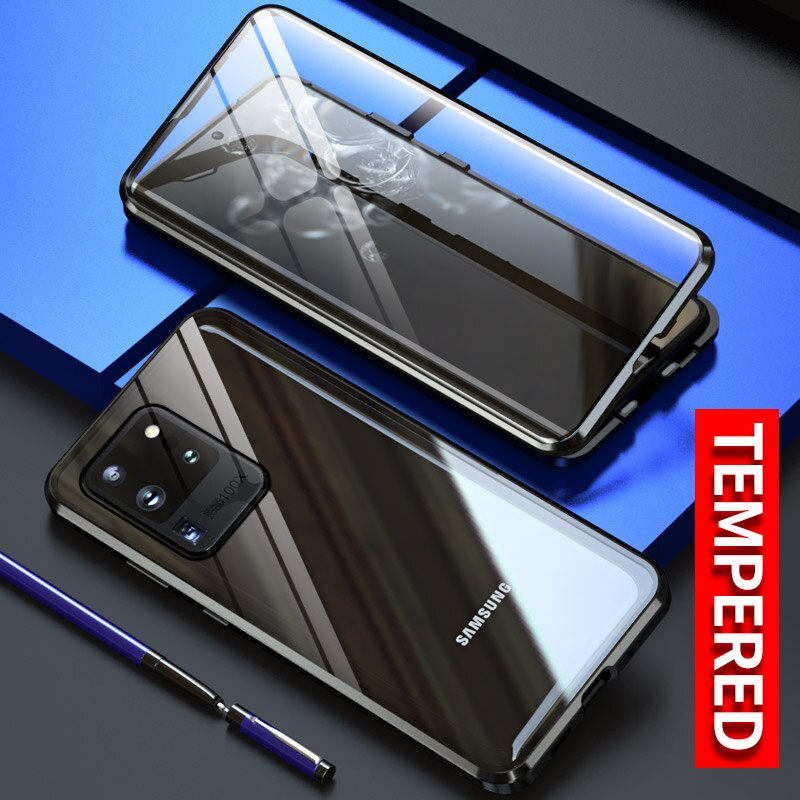 coque deux faces à adsorption magnétique Pour Samsung S20 S20+ et S20 Ultra
