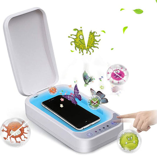 Caja de desinfección UV para teléfonos celulares