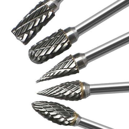 Outils rotatifs 10 fraises en carbure de tungstène 3x6mm