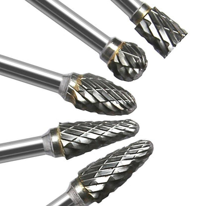 Outils rotatifs 10 fraises en carbure de tungstène 3x6mm