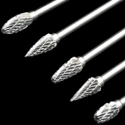 Outils rotatifs 10 fraises en carbure de tungstène 3x6mm