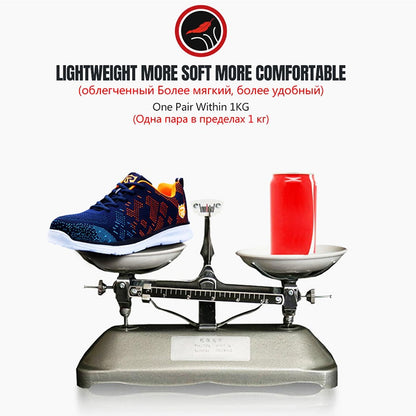 Chaussure de sécurité légère et indestructible Unisexe