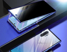 Charger l&#39;image dans la galerie, Coque deux faces verre anti-espion à adsorption magnétique super résistante pour Samsung
