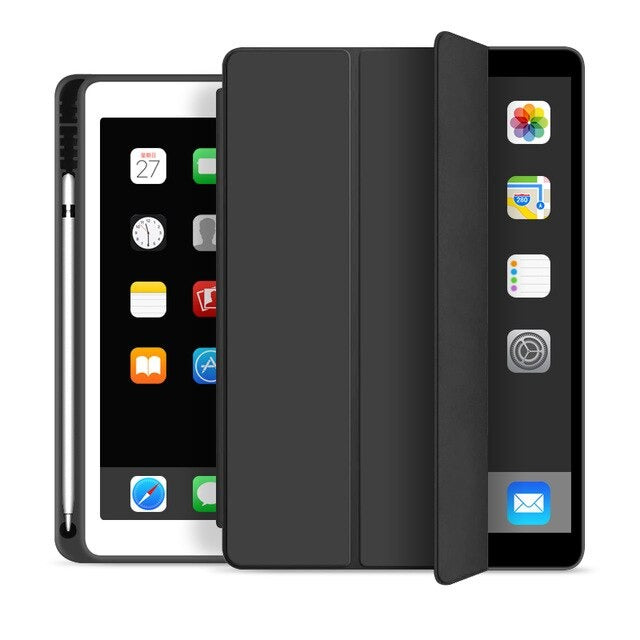 Coque à Adsorption Magnétique Antichoc en cuir pour iPad