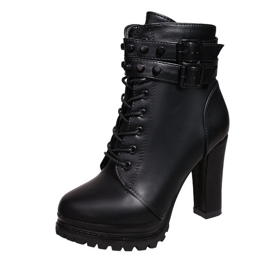 Bottines pour femmes à talon haut