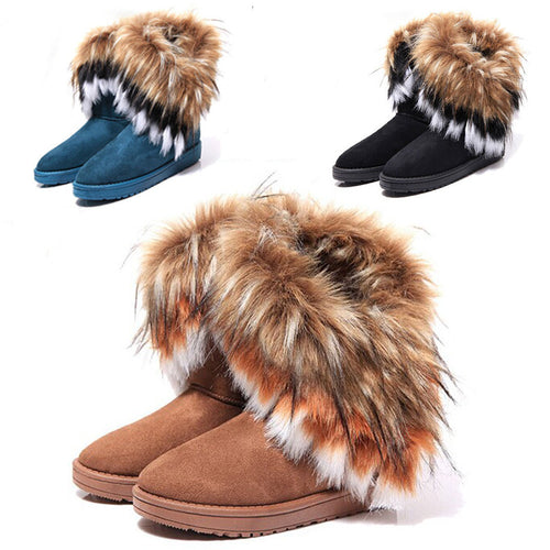 Botas de piel cálidas